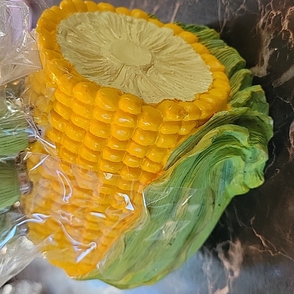 6 Snack Forks ou hors d'œuvre Forks corn mold for party table center rare - Picture 5 of 5